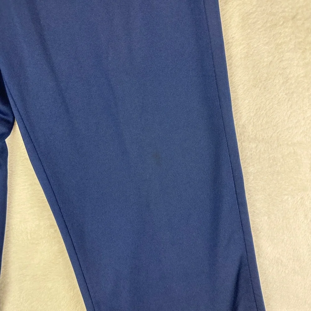 Y2K VTG Adidas Track Pants Mens Navy Blue 3 Stripe Regular S Navy 03'